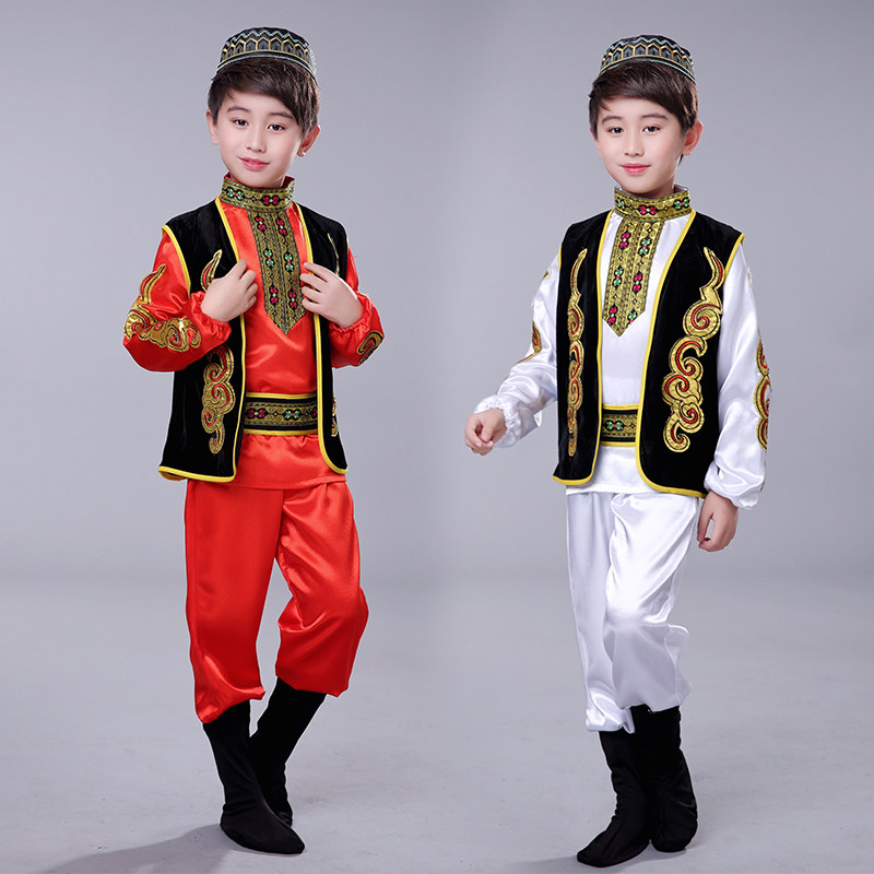 維吾儿族服装儿童新疆舞蹈服男维吾族演出服少数民族跳舞服装新款,童装/婴儿装/亲子装,儿童演出服,淘宝优惠券,粉丝福利购,淘宝优惠卷