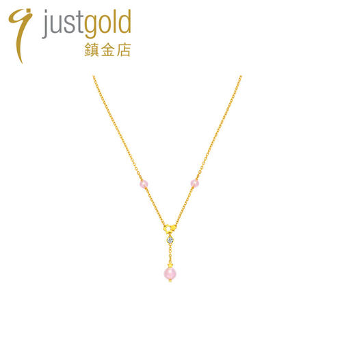 justgold镇金店闪闪星辰轻巧版黄金足金项链套链1419141Y - 封面