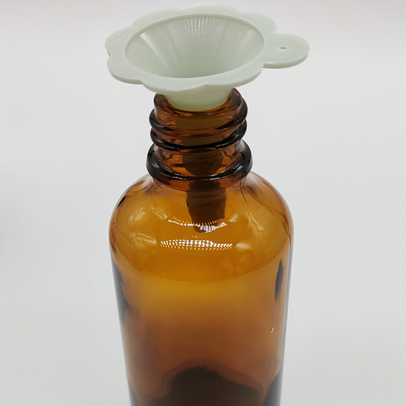 精油瓶灌装分装工具塑料漏斗不锈钢面霜勺眼霜面膜勺化妆品香水瓶