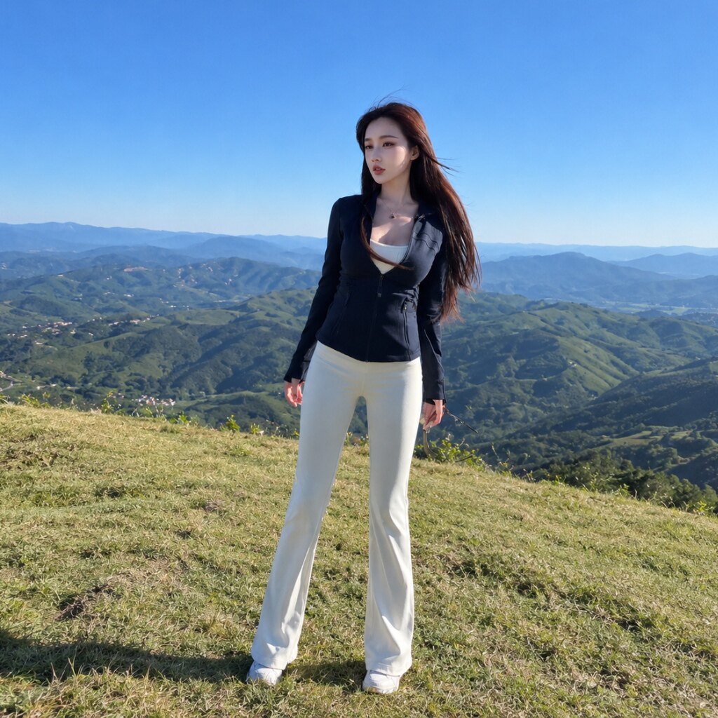 新款修身显瘦运动瑜伽服长袖夹克