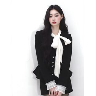 parkyeon富家千金小洋装套装裙女两件套秋季新款时尚西装外套短裙