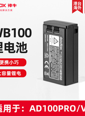 神牛AD100PRO外拍闪光灯单锂电池WB100高速TTL单反口袋便携摄影灯