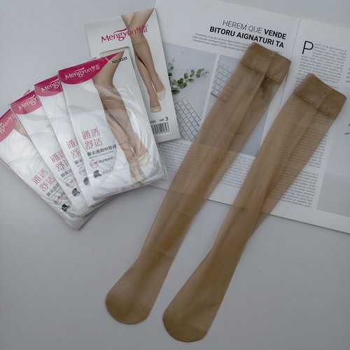 5双梦韵中筒袜3325夏超薄包芯丝透明小腿袜不过膝防勾丝jk半高筒