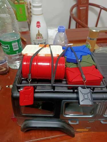 rc模型车攀爬行李架弹力绑带易控