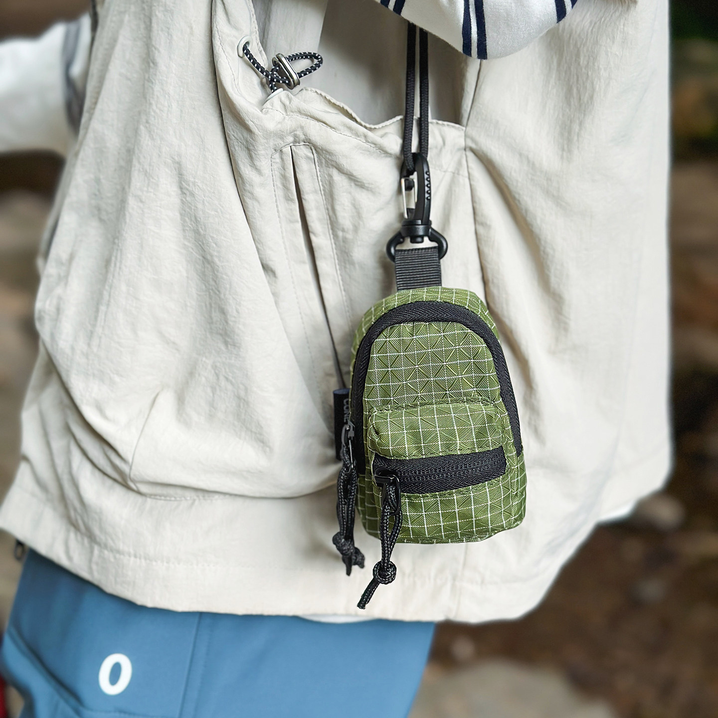 潮牌迷你耳机包男女百搭休闲撞色单肩零钱包儿童包挂件包斜挎包