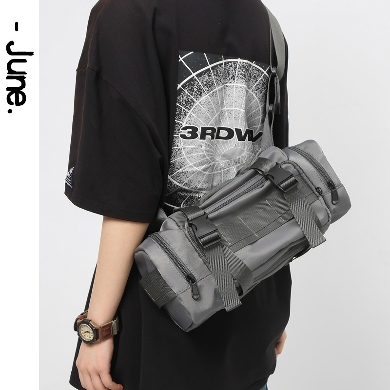 六月单肩包帆布日韩休闲ins斜挎