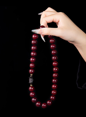 【慧静】原生态天然菩提根六字内有乾坤好运老料菩提手链手串情侣