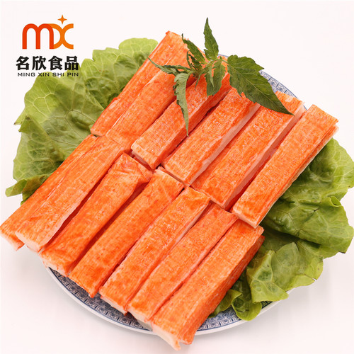 潮欣手撕蟹柳蟹肉棒寿司火锅食材