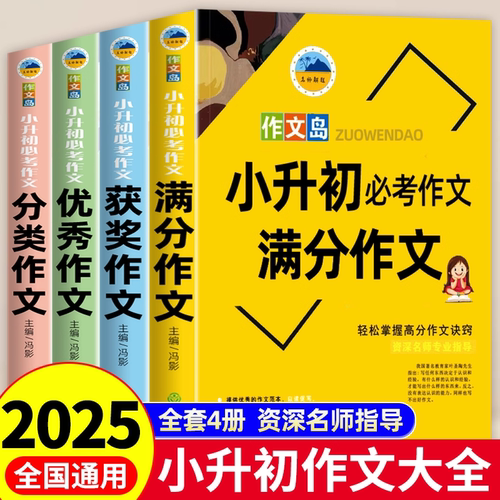 小升初满分作文全套4册