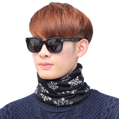 帽子围脖男士春秋骑行