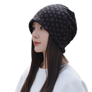 女帽子2025新款冬季秋冬堆堆帽高级感羊绒初中生高中生老妈大学生