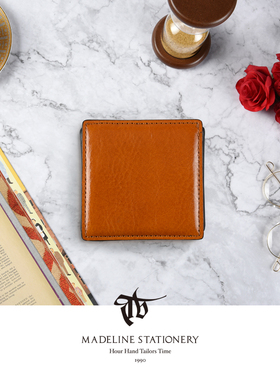 TIMEBOX 牛皮零钱包意大利进口迷你钱包简约翻盖式硬币包多色可选