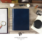 TIMEBOX精品LIKE 包邮 BOOK系列意大利手工擦色牛皮商务经理夹多功能可撕页上下翻便签A4A5本顺丰