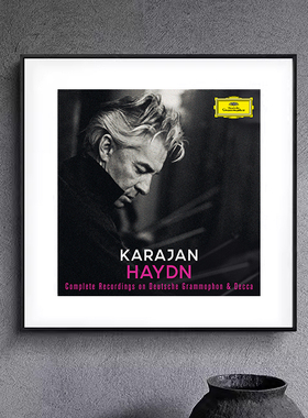Karajan卡拉扬古典音乐指挥家音乐家海报装饰画琴行 音乐教室挂画