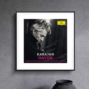 Karajan卡拉扬古典音乐指挥家音乐家海报装饰画琴行 音乐教室挂画