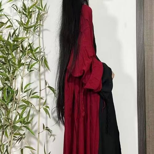 花神记汉服女清冷风大袖衫女侠风超仙交领直裾中国风古成人魏晋风