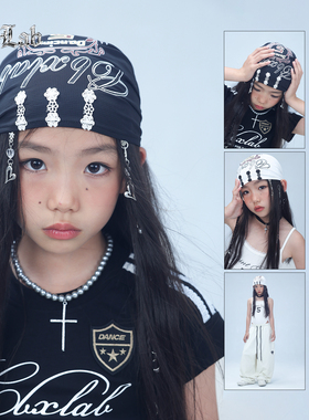 CBXLAB儿童街舞潮牌【万能百变腰搭】露脐抹胸潮酷头巾欧美jazz潮