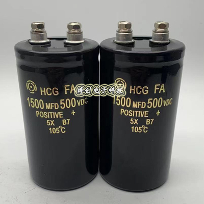500v 450v 1500uf原装日立螺丝脚电解电容 变频器逆变器专用