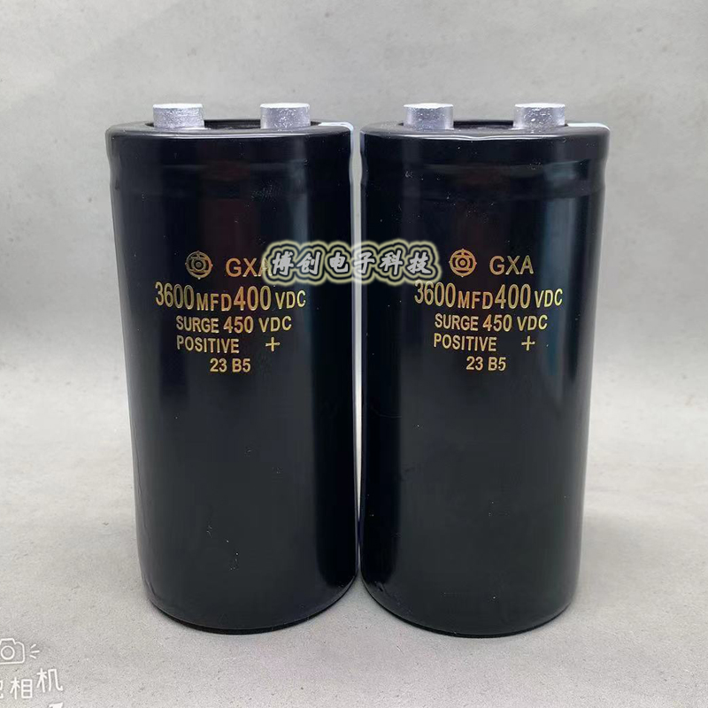 进口日立GXA 400V3600UF 变频器螺丝脚电解电容器 65*130