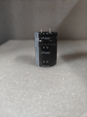 原装进口16V15000UF 开关电源主板牛角电解电容15000UF  16V全新