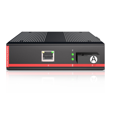 精连光纤收发器光电转换器千兆