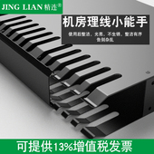 24口盒式 机柜走线器配线架放线架线槽标准机柜通用理线架 网络网线理线架藏线式