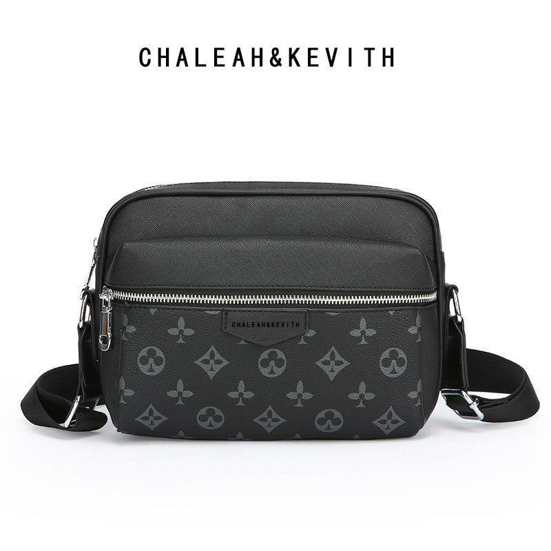 CHALEAHKEVITH男士头层牛皮单肩