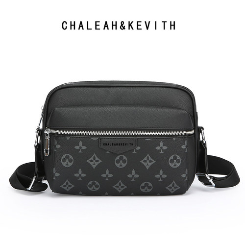 CHALEAHKEVITH男士头层牛皮单肩