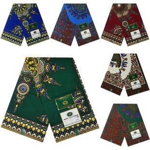 wax dutch ankara Wax pagne非洲纯棉印花腊布 hot Nepal selling