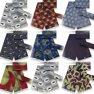 wax 非洲蜡染布纯棉印花面料服装 高质纯棉布super 式 布料多款