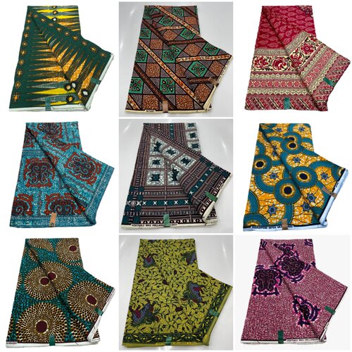 出口非洲服装荷兰蜡布waxfabri