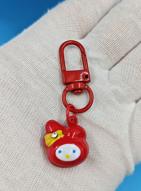 卡通铃铛钥匙扣挂件女生治愈系挂饰书包小挂件包包饰品锁匙挂坠