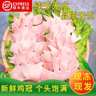 鸡冠子新鲜鸡风冠生鲜鸡风头纯干无水烧烤卤肉食材家庭装顺丰包邮
