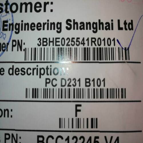 3BHE025541R0101 PC D231 B101 CCI控制板 3BHE025541R0101