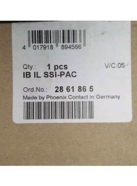 菲尼克斯IB IL SSI-PAC原装Inline功能模块2861865