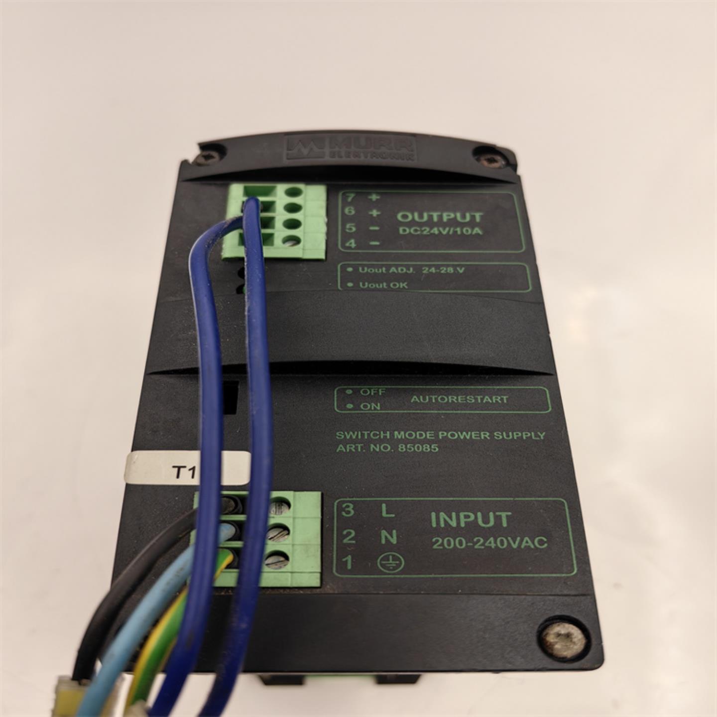 MURR穆尔MCS10-23024 850875 220V输入导轨开关电源 24V 20A