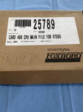 【汇盈传感器】FOXBORO福克斯波罗CARD 486CPU MAIN FILE电路板线