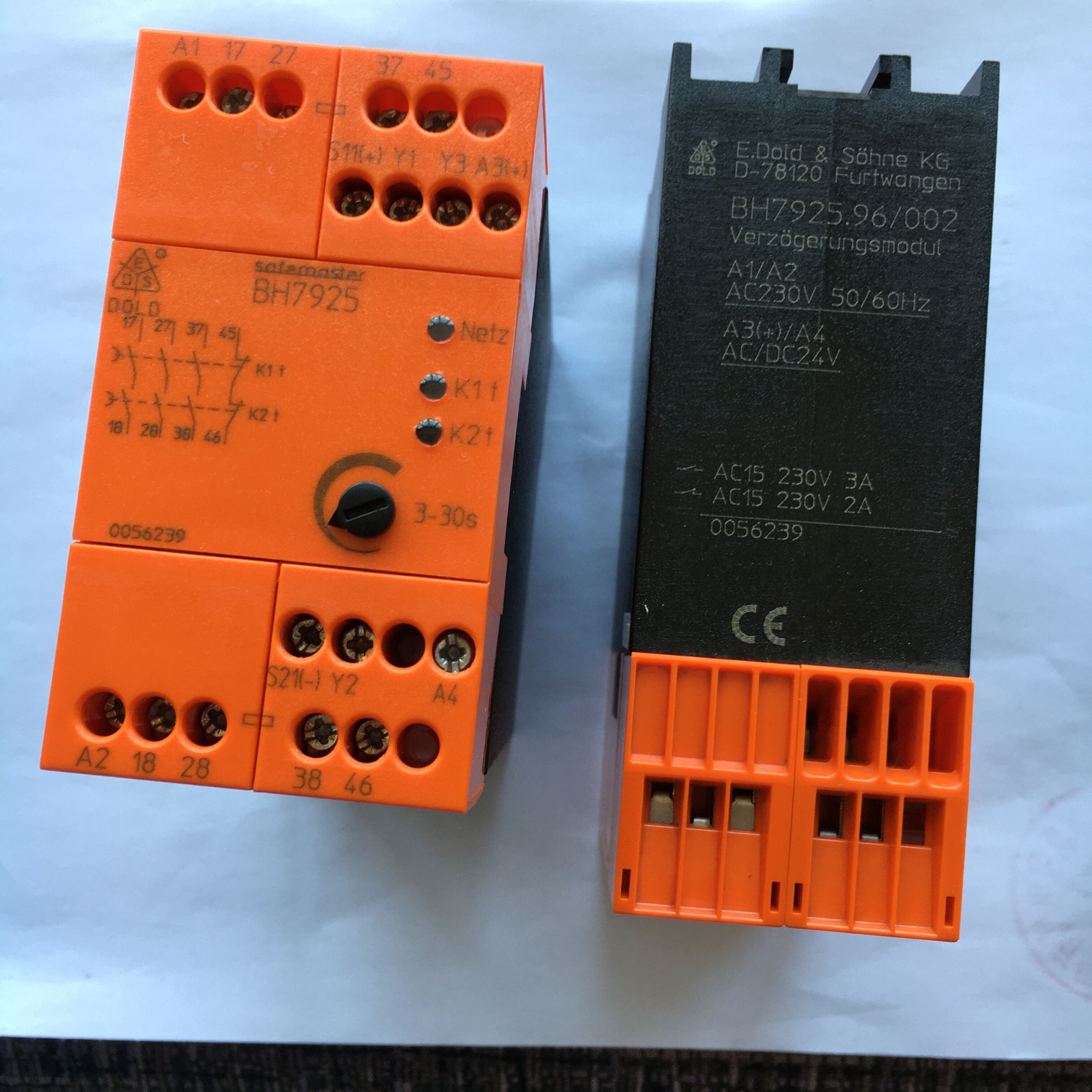 正品德国多德DOLD安全继电器BH7925 BH792596002 XPS-AV JSBR4