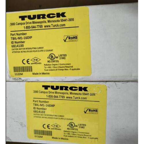 TURCK图尔克1-800-544-7769总线模块 欢迎进店选购