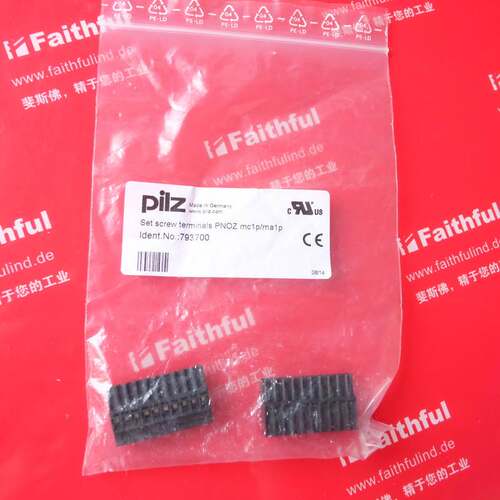 Pilz 793700 皮尔磁接线端子 PNOZ mc1p Set plug in screw