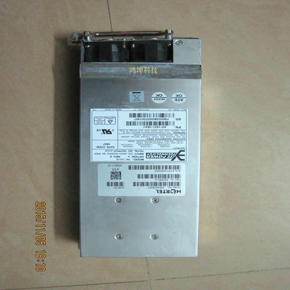 3COM WX4400 3CWX4400RPSA 电源 YM-7421B AP-1421-1BA1