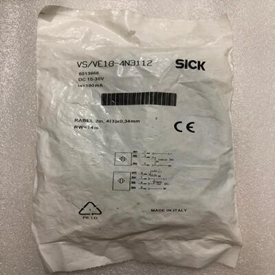 全新原装 SICK施克 VSVE18-4N3112 订货号6013666实物拍摄 现货