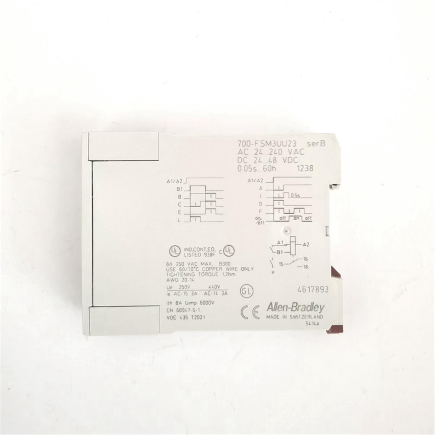 AB 罗克韦尔 FSM3U 700-FSM3UU23 时间继电器原装正品 现货