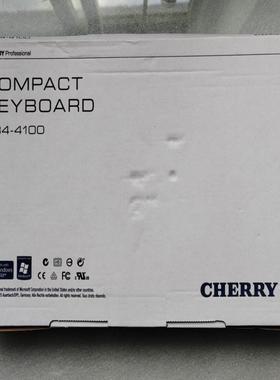 Cherry 樱桃  黑色 G84-4100 USB 和 PS2工业键盘