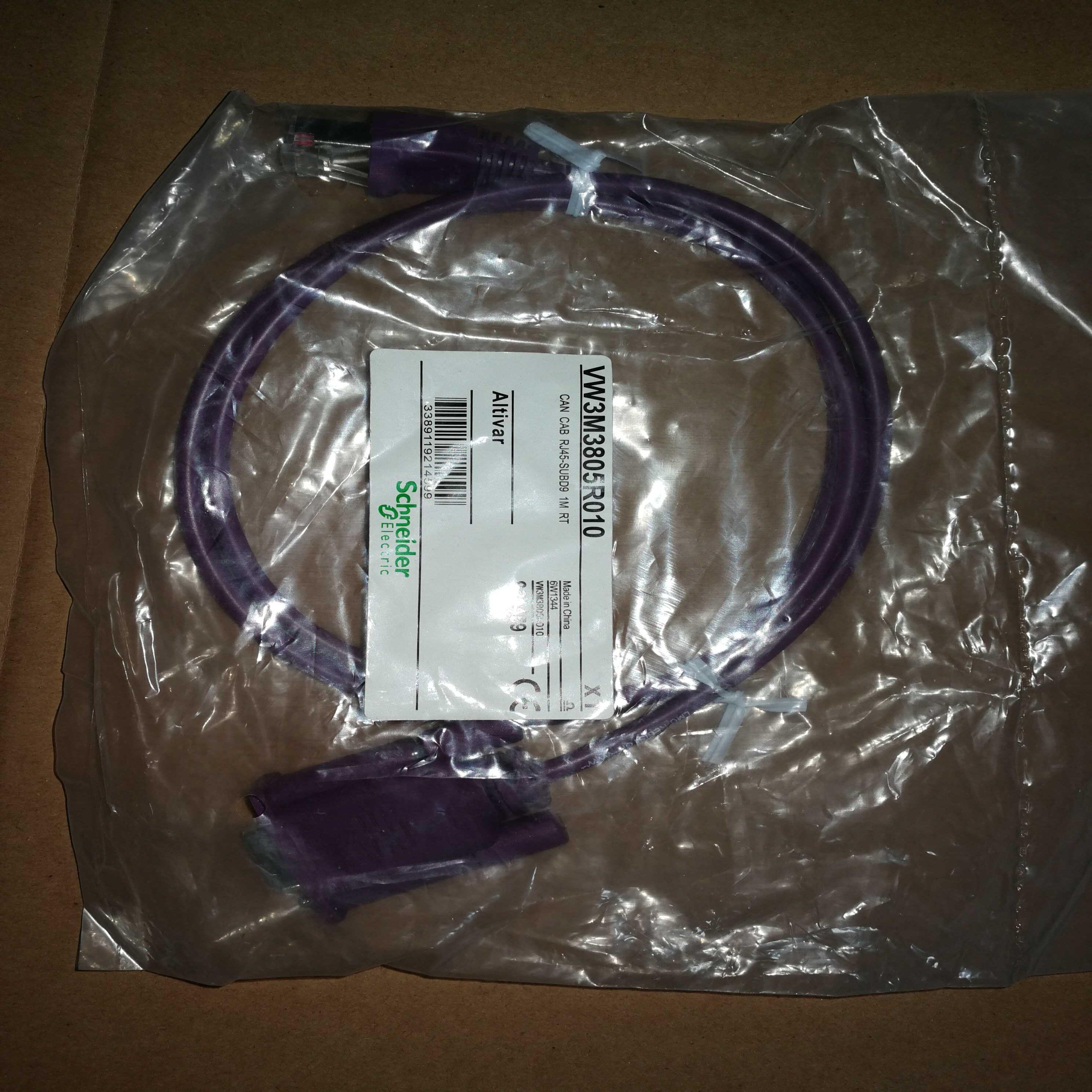 VW3805R010 RJ45通讯线缆驱动器配件 CAN CAB RJ45-SUBD9 咨询