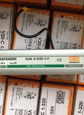 OBO信号防雷器5081645 RJ45S-V24T/4-F原厂真品