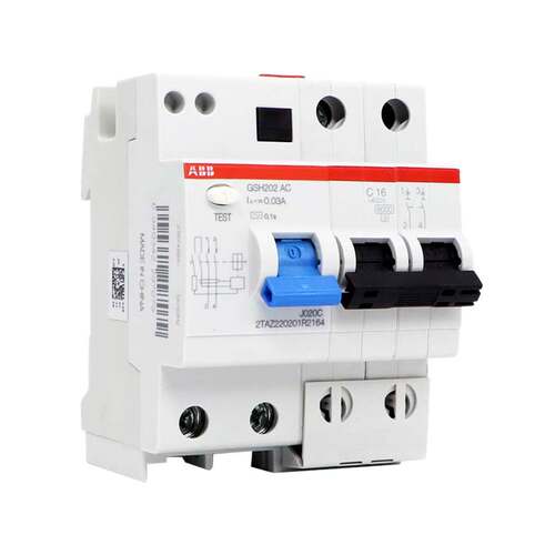 ABB 漏电断路器 10174380 C型2P 16A GSH202-C16