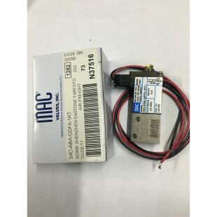 DC24当天发货议价 现货MAC高频电磁阀34C ABA GDFA 1KT全新原装