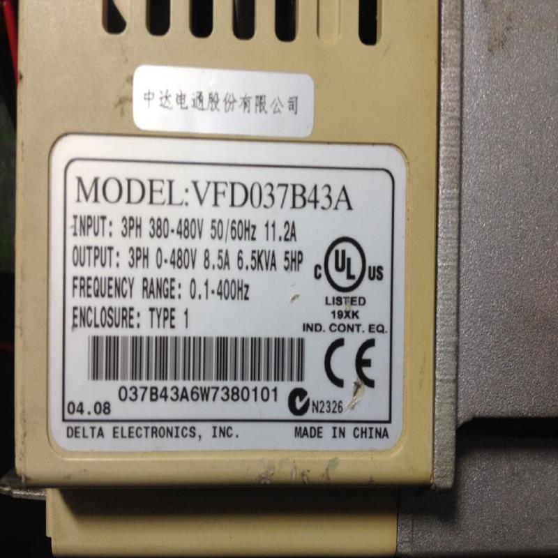 台达B系列37KW变频器主板驱动板电源板VFD037B43A