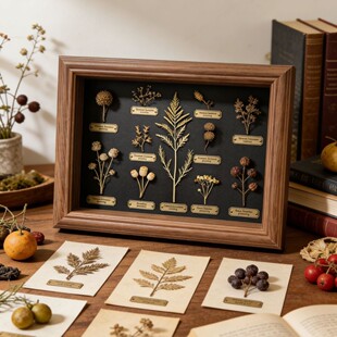 植物标本果实种子相框diy手工创意干花展示框立体中空2cm画框 欧式